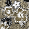 FLORAL (UNQUILTED) - GRAY (Protect Car Seats  with Hawaiian Fashion Style)